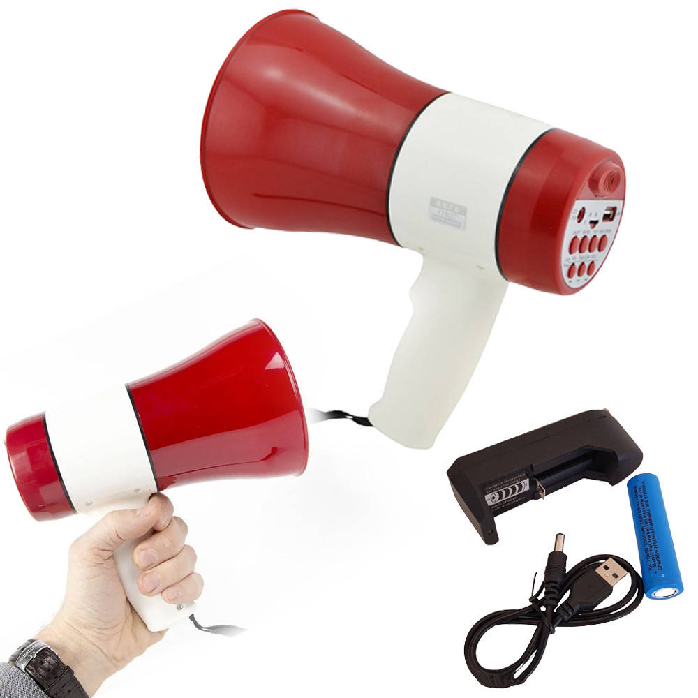 

Громкоговоритель рупор MEGAPHONE UKC ER 22 / Ручной мегафон аккумуляторный