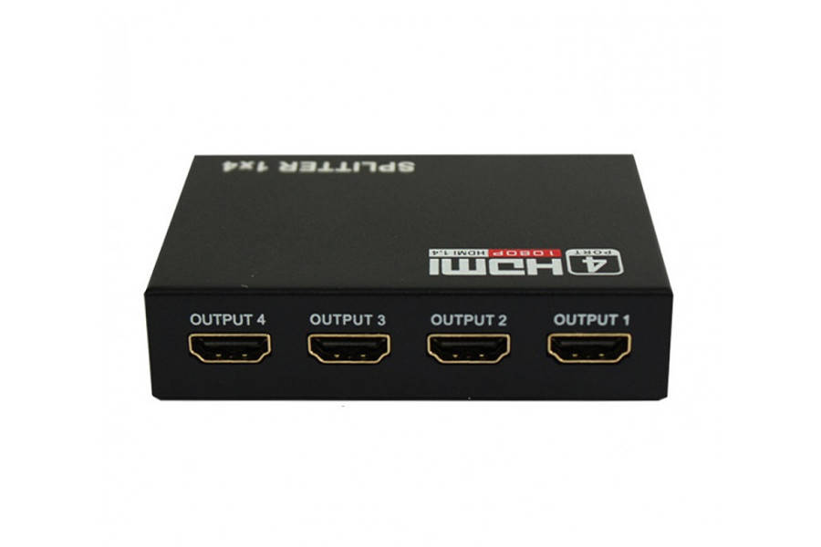 

Активный HDMI сплитер 1=>4 порта, 4K, 2K, 3D, 1080Р, 1.4 версия, DC5В/2А /, Синий