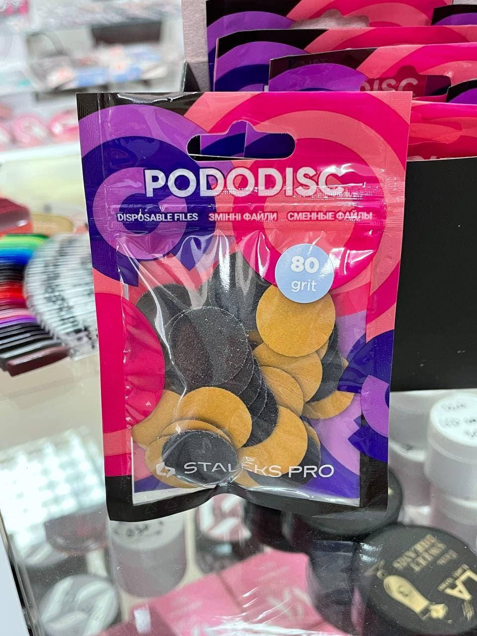 

Сменные файлы для педикюрного диска 80 грит STALEKS PRO PODODISC L 50