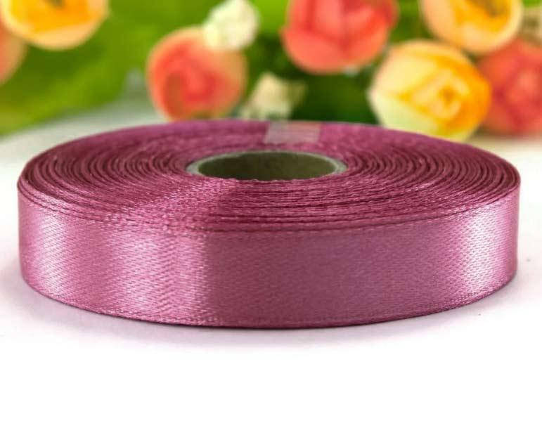 

Лента атласная 1,2см ширина (25 ярдов) "LiaM" Цена за рулон. Цвет - амарантовый