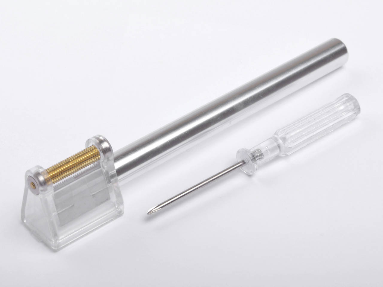 

Инструмент для покраски края кожи 00-108 Серебрянный