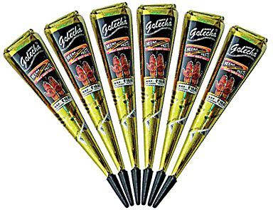 

Хна для тела и биотату Golecha конус 25 г, Коричневая