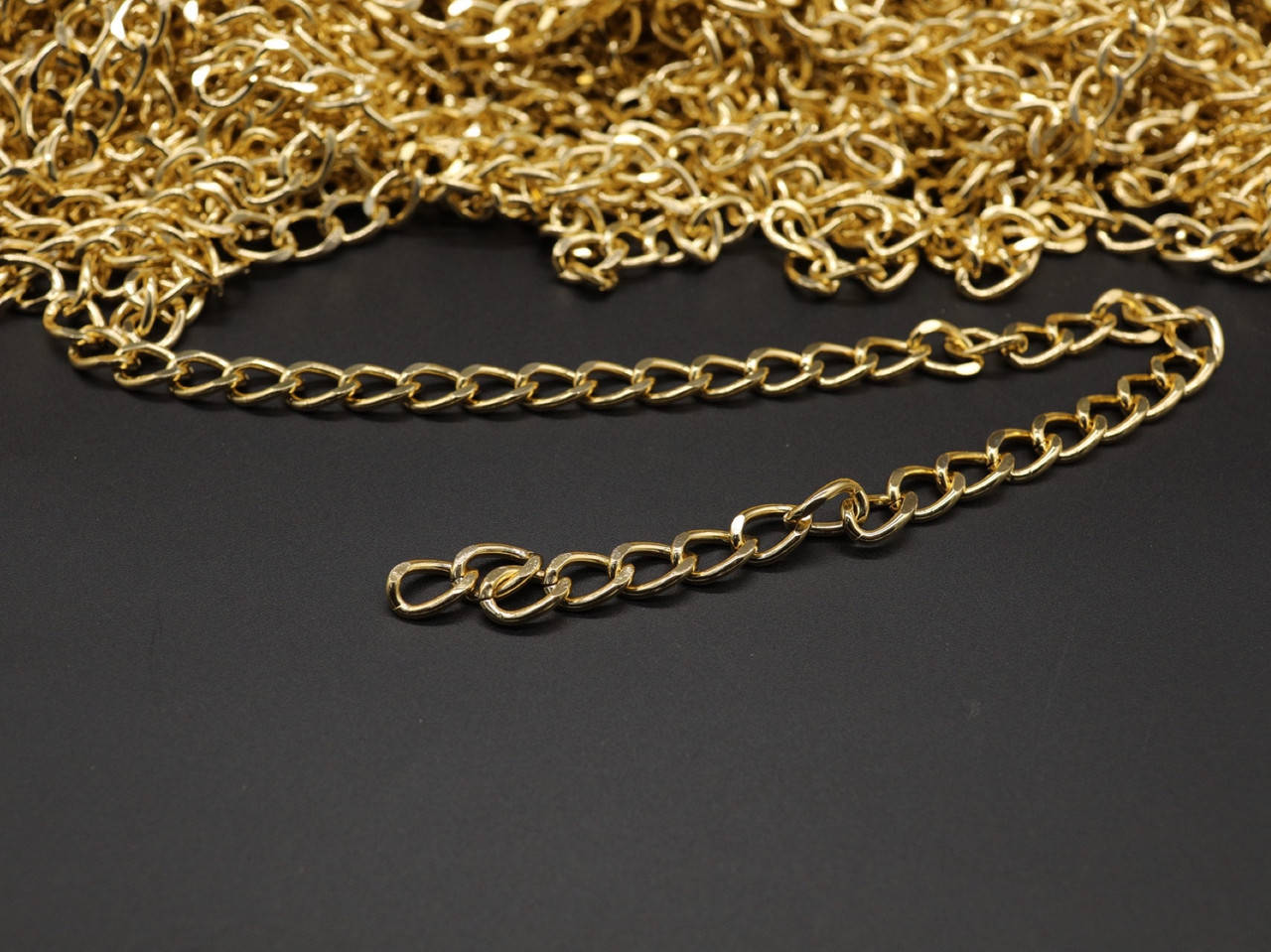 

Цепочка для декупажа. Золотая. Алюминий. 11мм, Золотистый