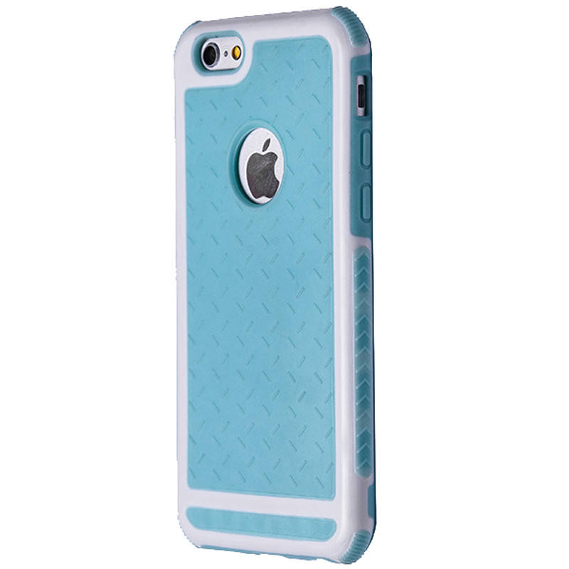 

Накладка силикон с пластиком Колесо удачи для Apple iPhone 6 / 6S (mint)