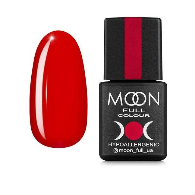 

Гель-лак Moon Full №134 рябиновый, 8мл.