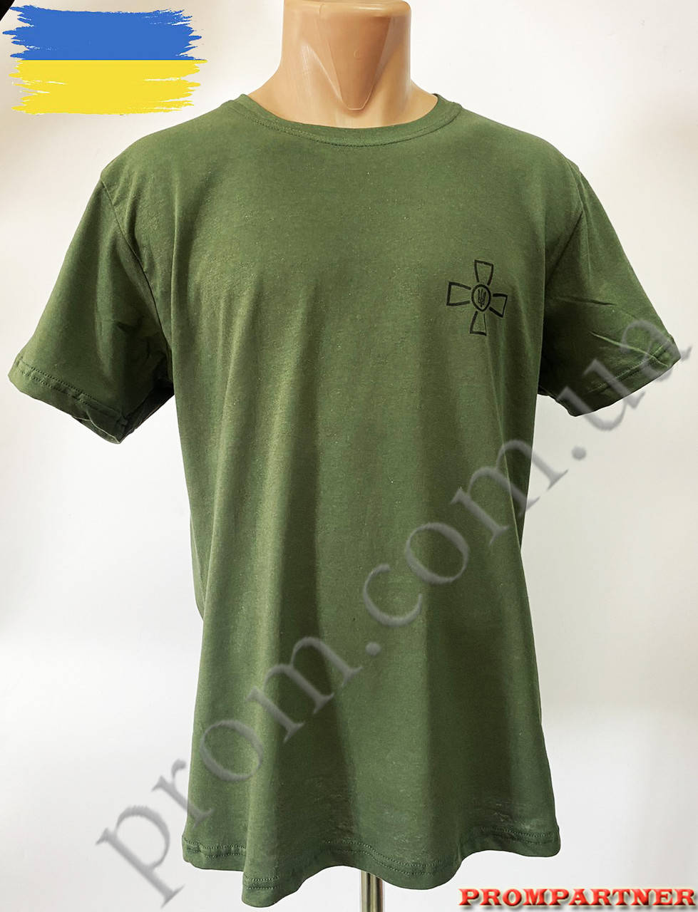 

Футболка ВСУ олива 100% х/б, пл.150 г/м2 XL, Оливковый