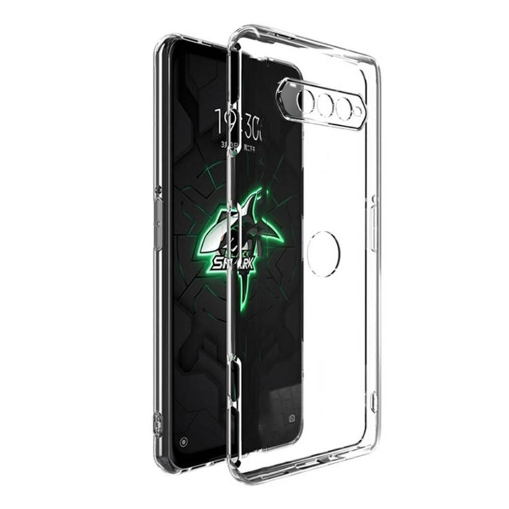 

Прозрачный силиконовый чехол накладка Oucase для Xiaomi Black Shark 4, Transparent