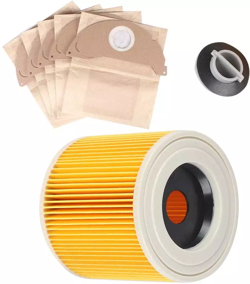 

Комплект мешки и патронный фильтр для пылесоса Karcher WD 2,MV 2,A 2004,WD 2.200(6.904-322.0) (6.414-552.0)