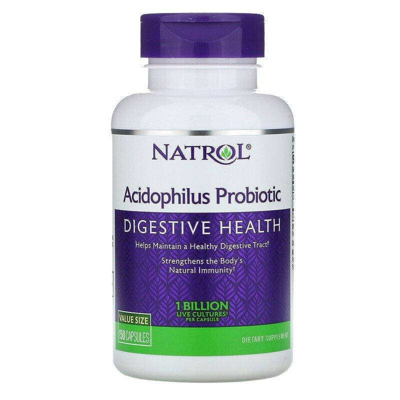 

Пробиотик, Acidophilus, Natrol, 150 капсул (NTL-16108)