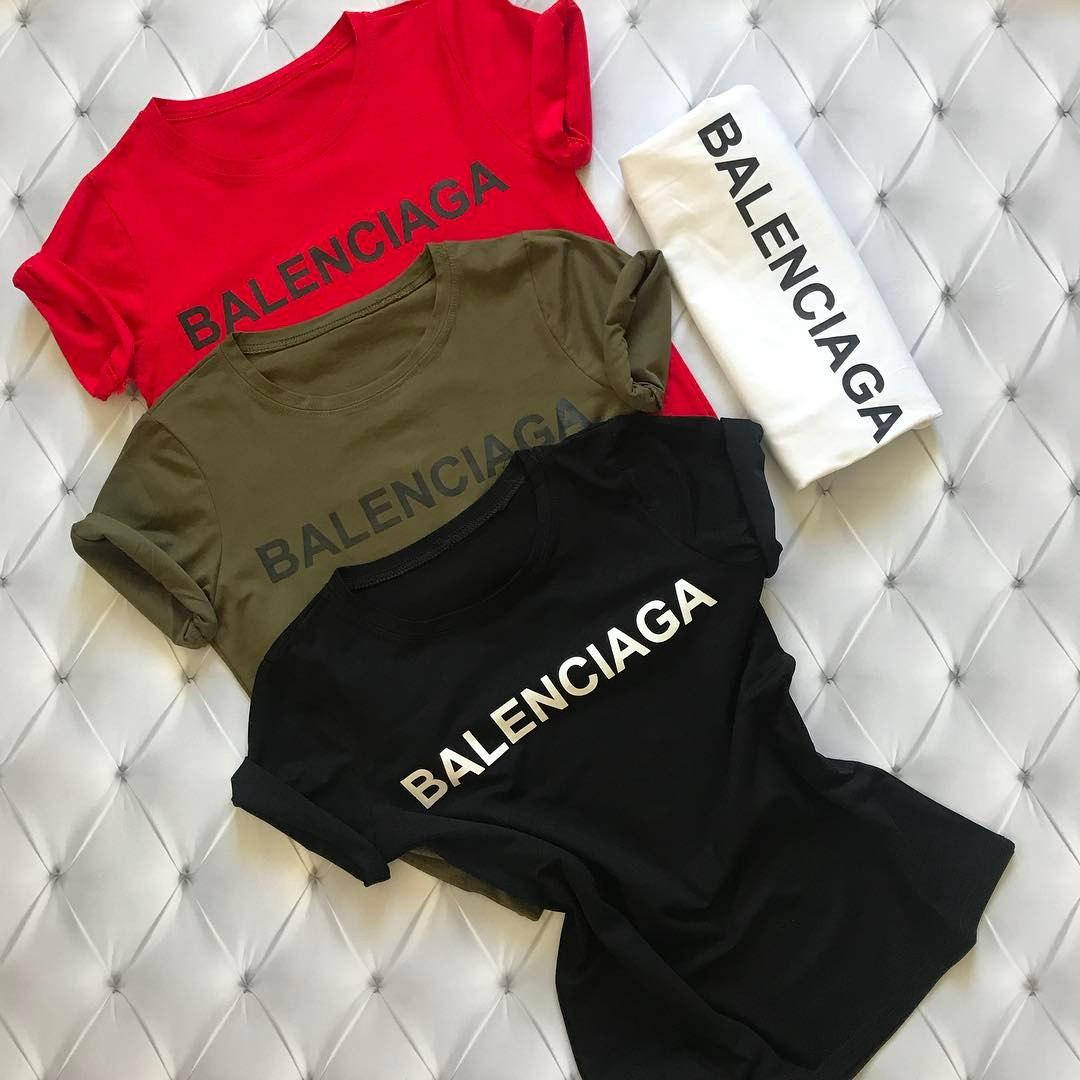

Футболка женская "Balenciaga",баленсиага