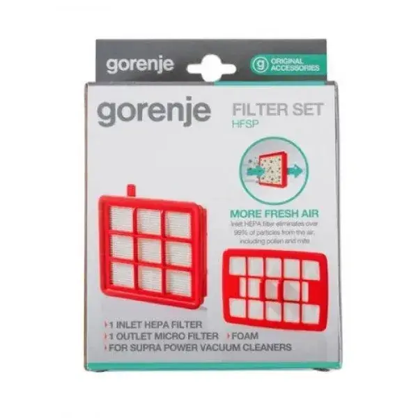 

Набор фильтров Gorenje 466439 для пылесоса VC2303 (HF2303)