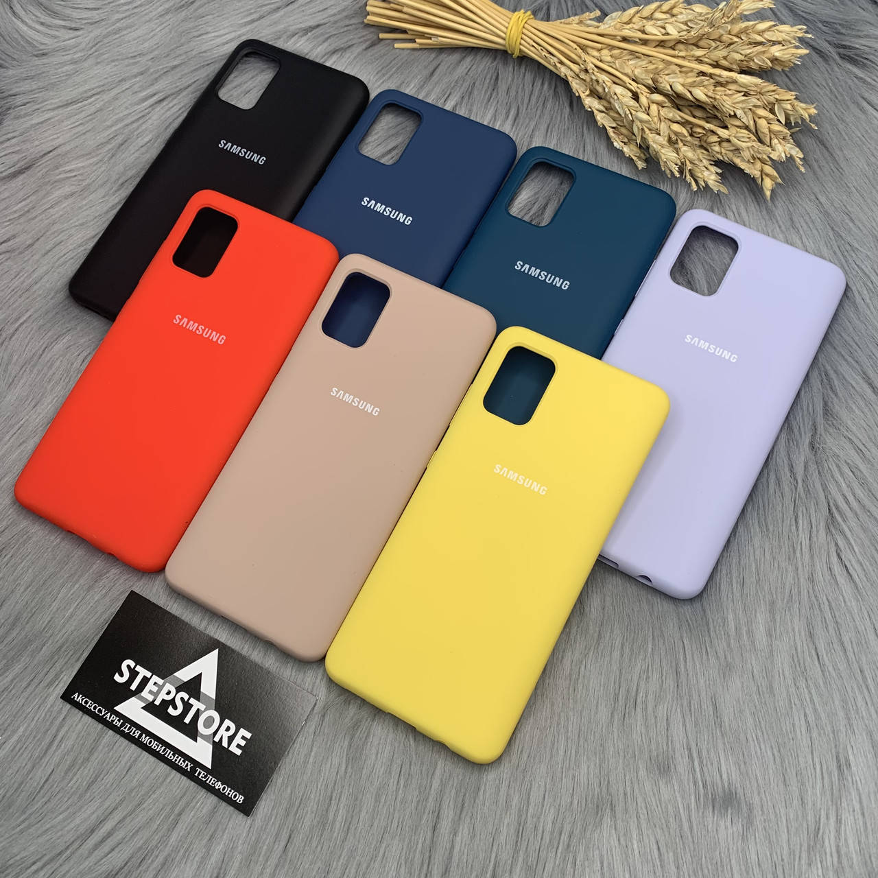 

Чехол Silicone Case 360 для Samsung A51 А515 противоударный с микрофиброй закрытым низом черный