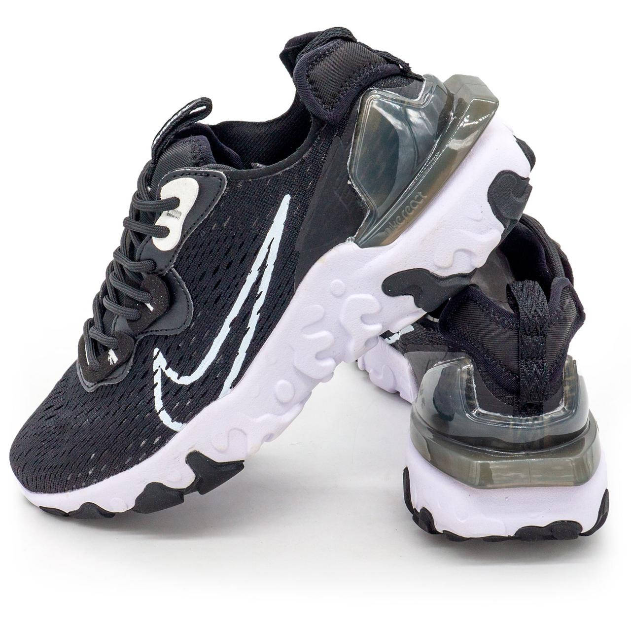 

Кроссовки Nike React Vision DimSix черно-белые. Топ качество! р.(38)