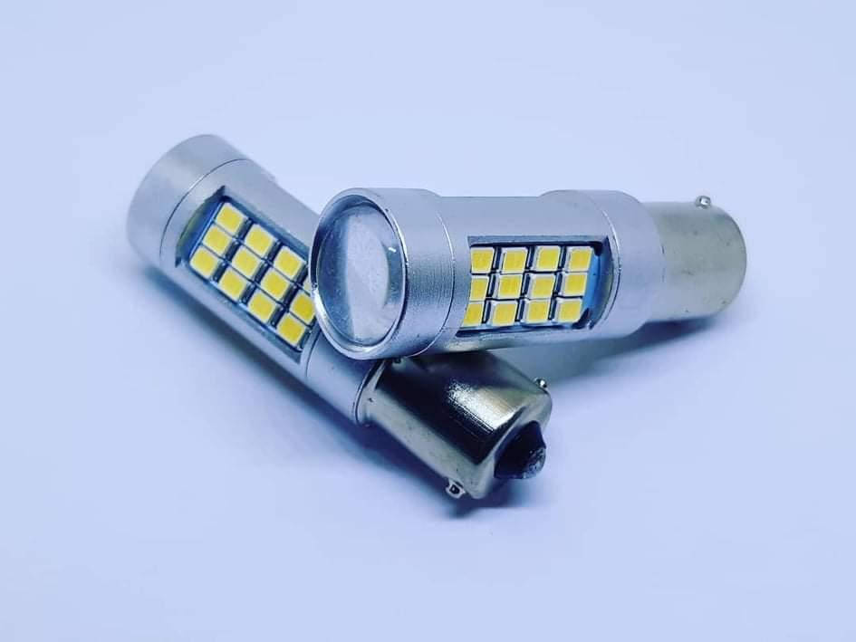 

Лампа BA15s(P21W)A 12V LED 42x2835 white CANBUS (обманка) LENS
