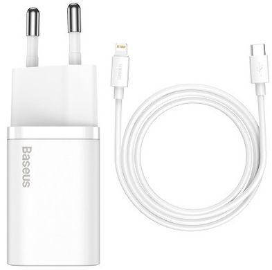 

Мережевий зарядний пристрій Baseus Super Si Quick Charger White, Белый
