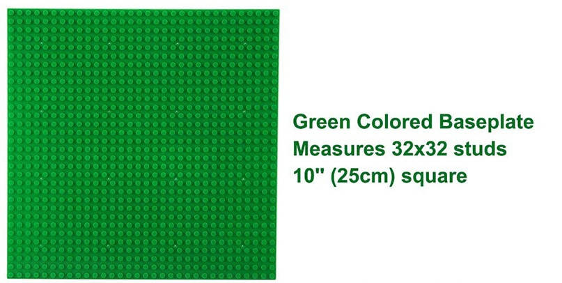 

Пластина темно зеленая для сборки конструкторов лего lego