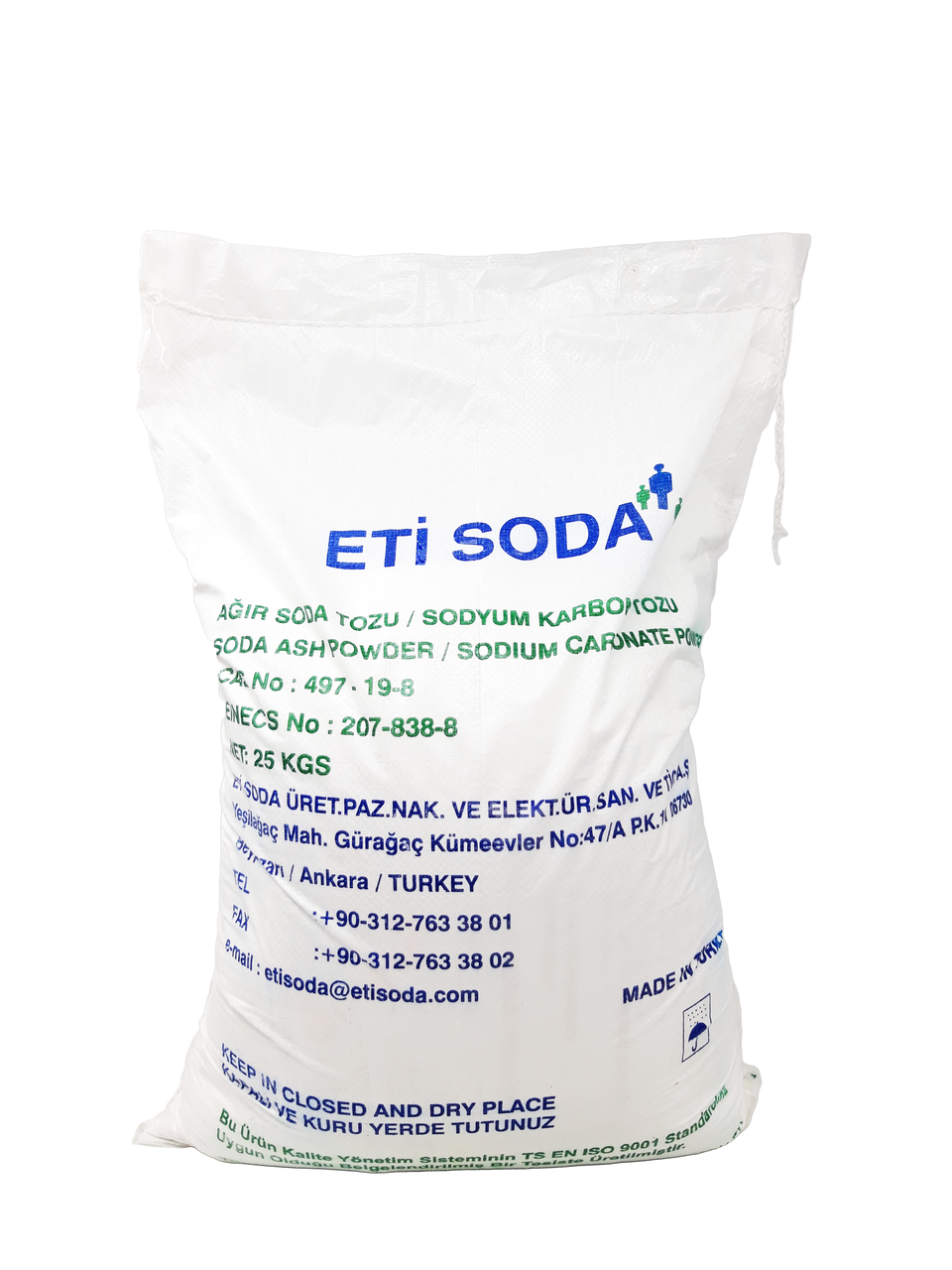 

Кальцинированная сода 25 кг Турция порошок