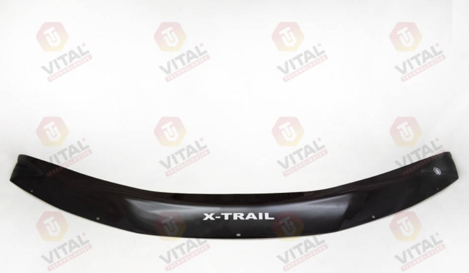

Дефлектор капота VT52 (мухобойка) Nissan X-Trail + Rogue T32 2014-2021, Vip Tuning, NS58