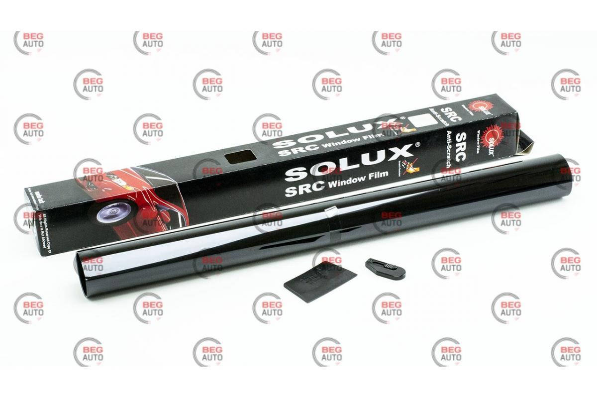 

Пленка тонировочная SOLUX 0.5x3m Black 20% (SRC антицарапин), Черный