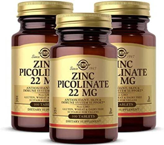 

Solgar Zinc Picolinate Солгар Пиколинат Цинка 22 мг 100 таблеток США