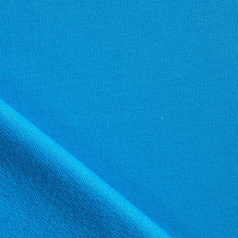 

Двухнитка с эластаном БИРЮЗОВАЯ Польша Состав 95% хлопок 5% эластана I для спортивных костюмов свитшотов и, Бирюзовый