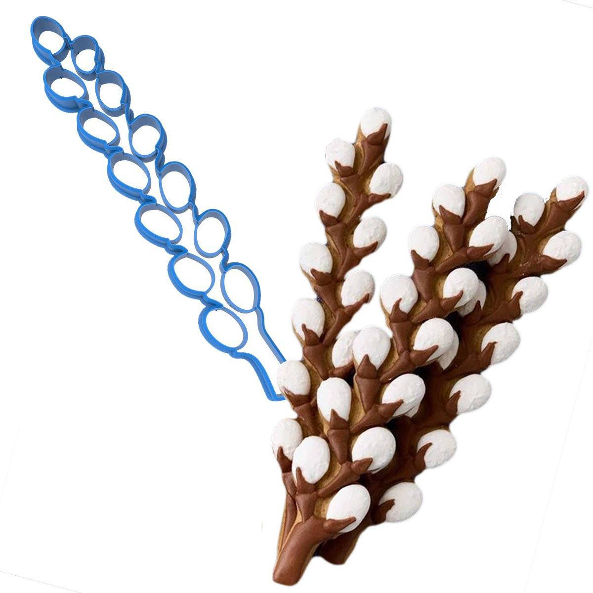 

Вырубка для пряников Веточка вербы 16,7*3 см (3D)