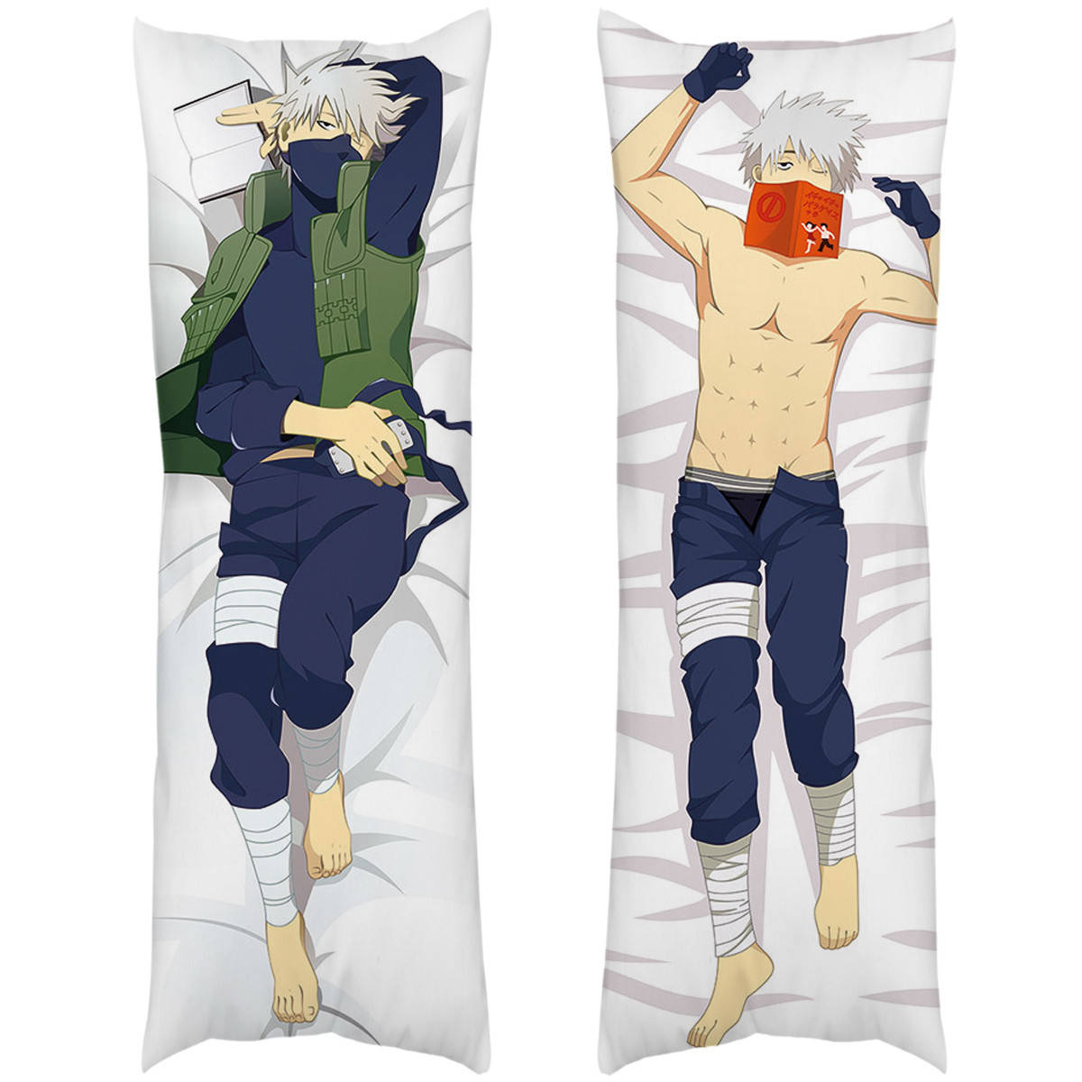 

Дакимакура Какаши Хатаке | Kakashi Hatake | Naruto, 50x150 см, Белый