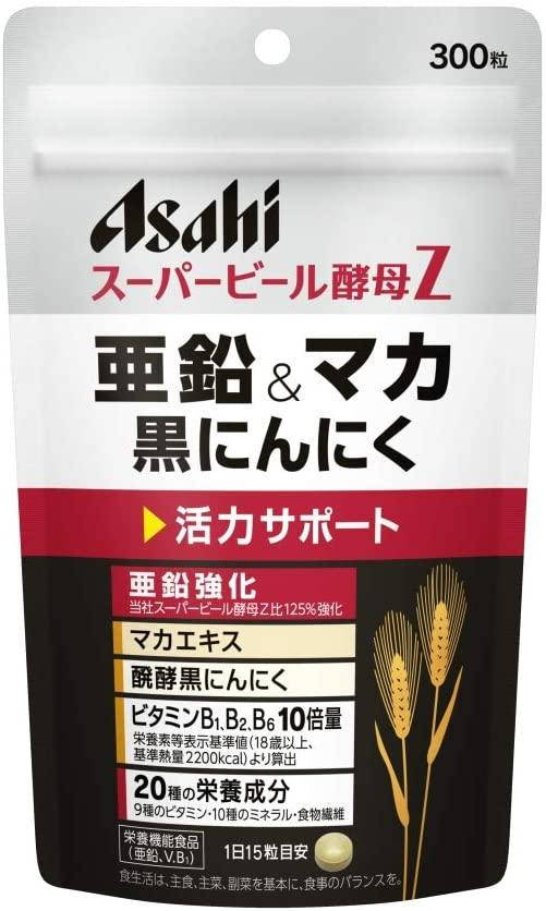 

Asahi Супер пивные дрожжи, цинк, черный чеснок, мака 300 таблеток на 20-30 дней