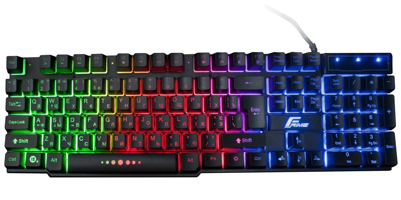 

Клавиатура проводная Frime Firefly USB RUS/UKR (FLK18100)