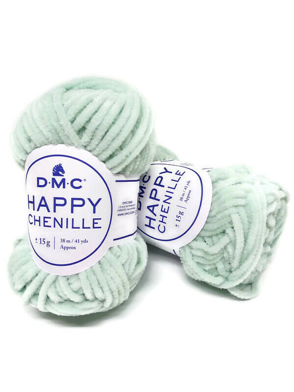 

Пряжа Happy Chenille для амигуруми, цвет 16, Голубой