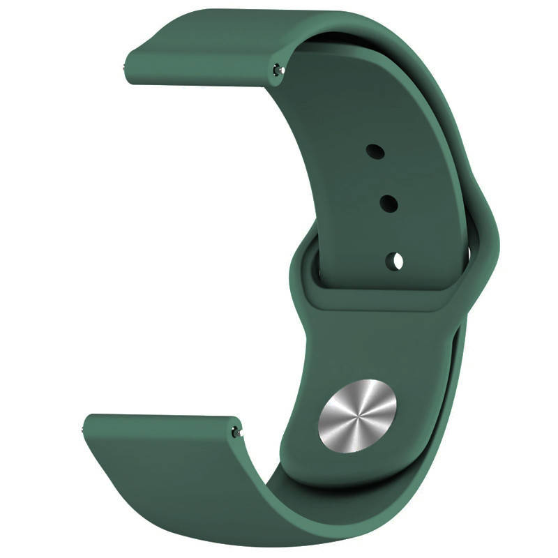 

Силиконовый Ремешок для Xiaomi Amazfit/Samsung 20 mm (Зеленый / Dark Green)