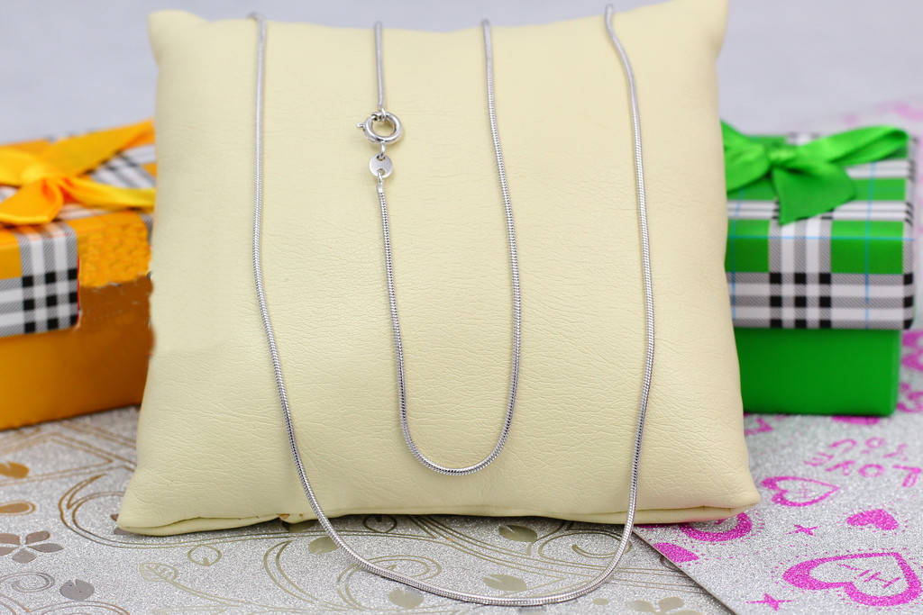 

Цепь Xuping Jewelry жгут 60 см 1 мм серебристая