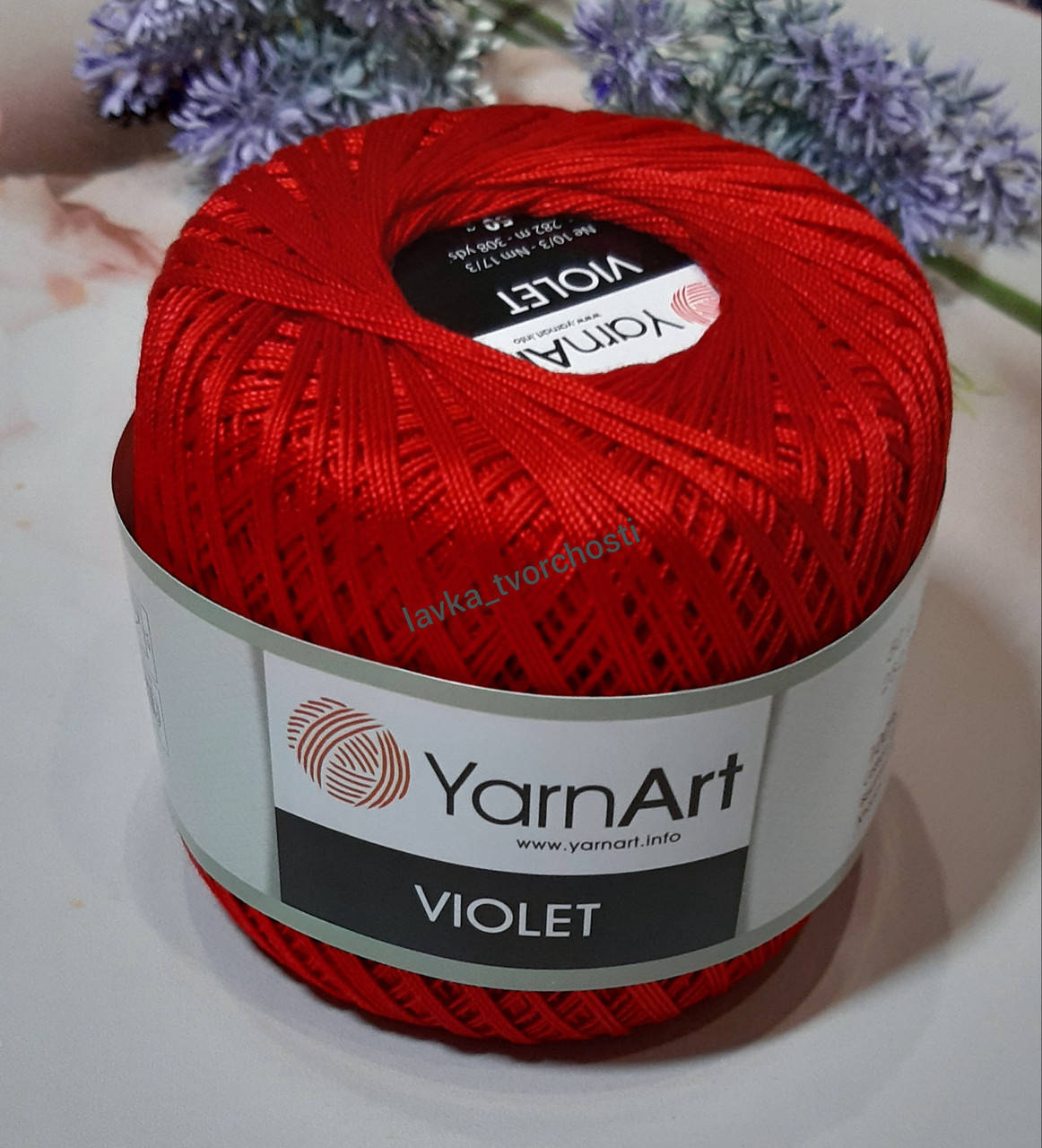 

YarnArt Violet №6328-червоний
