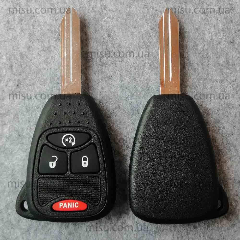 

Ключ Dodge Jeep Chrysler 3 кнопок + panic v2