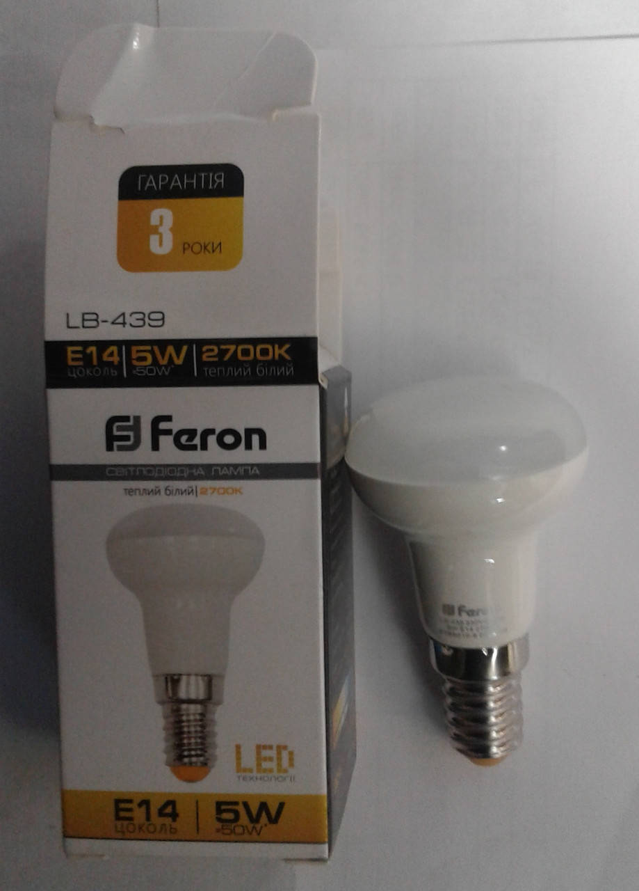 

Светодиодная лампа Feron LB739 E14 4W 2700К (белый теплый)