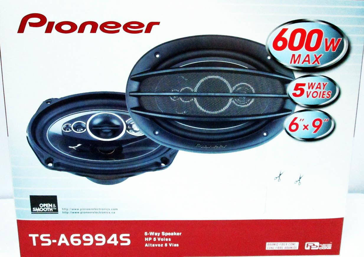 

Автомобильные динамики овалы Pioneer TS-A6994S (600 Вт)