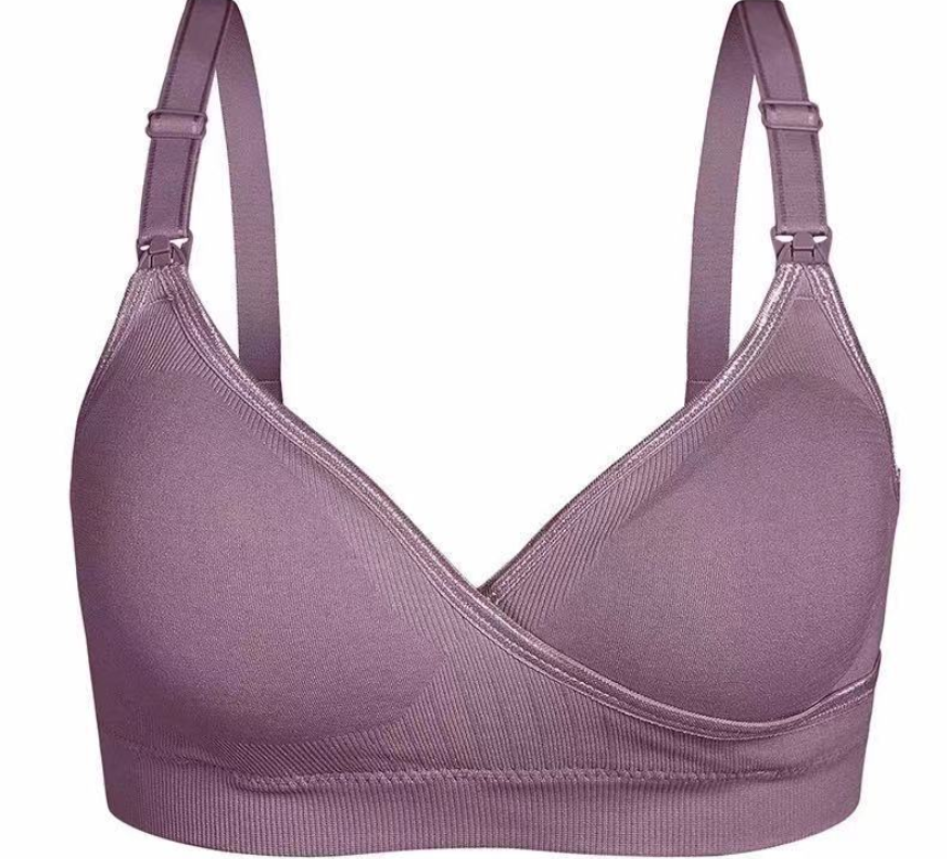 

Топ на запах для кормления грудью гипоалергенная микрофибра Фиолетовый