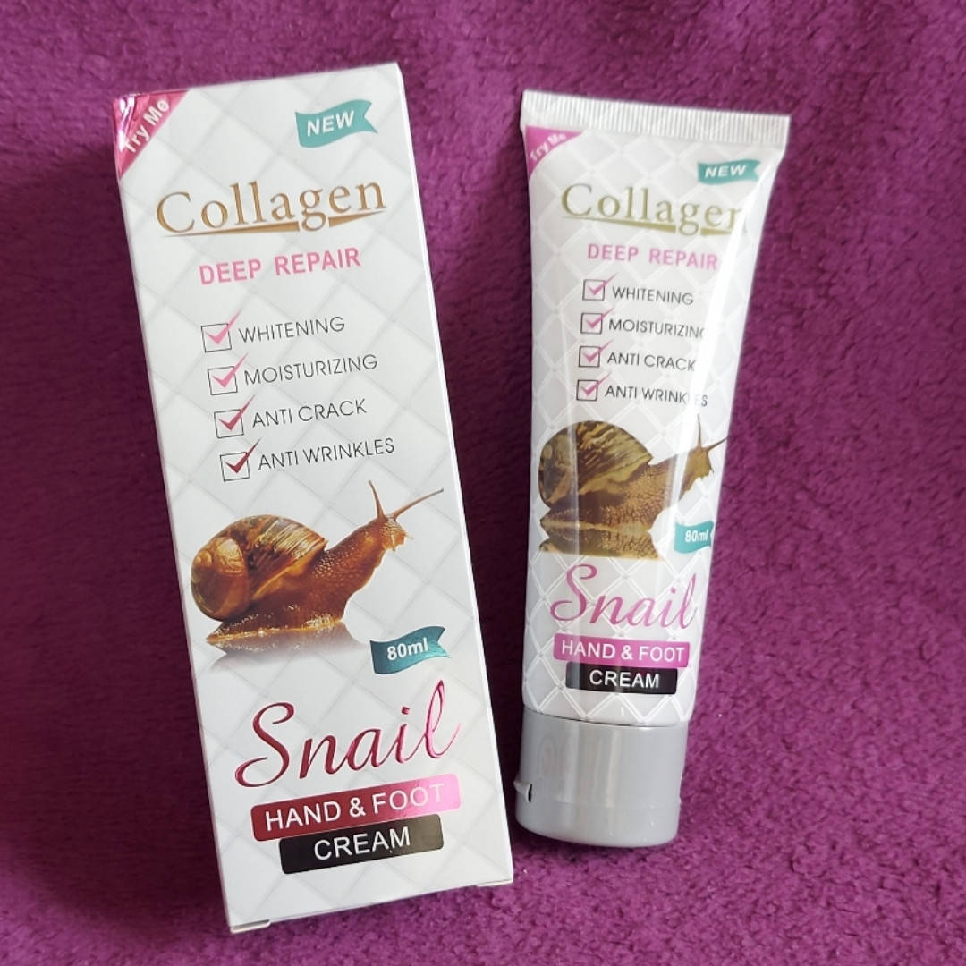 

Увлажняющий крем для рук и ног Collagen Snail с муцином улитки 80ml