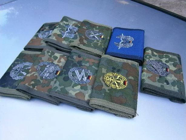 

Бумажники армейские, Бундесвер, по родам войск с вышитой эмблемой.