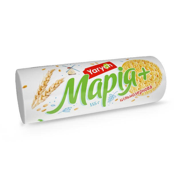 

Печенье затяжное Мария цельнозерновая Yarych 155г.