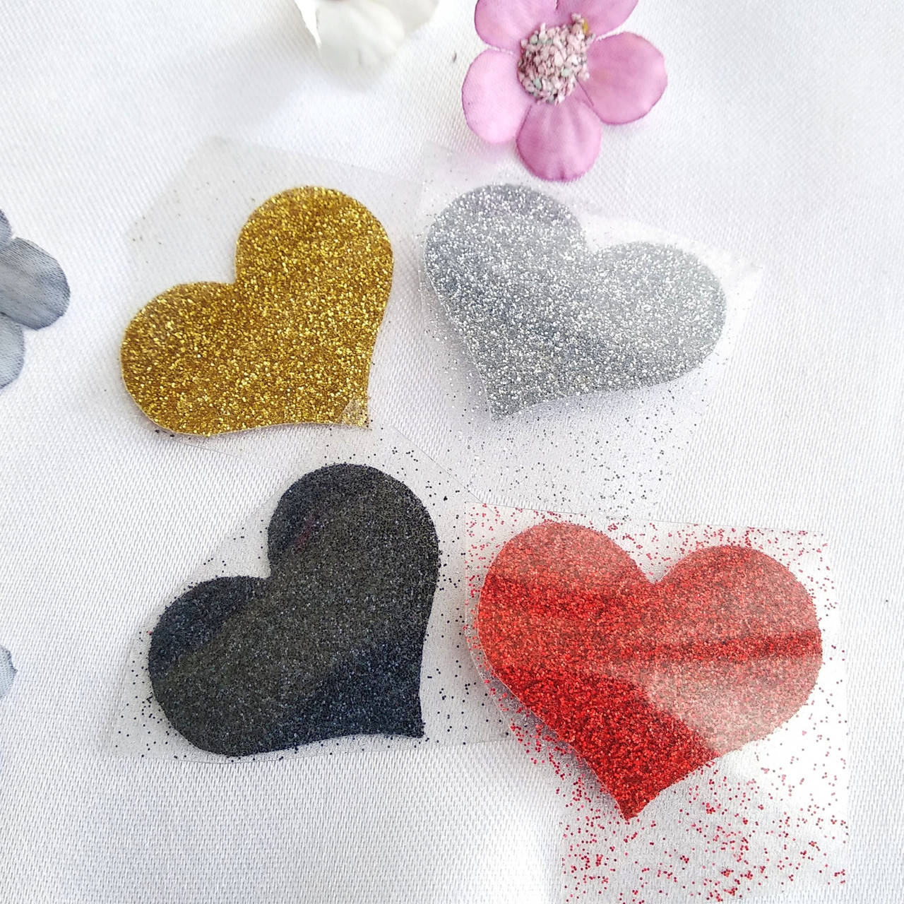 

Термотрансфер Набір сердець, 4шт