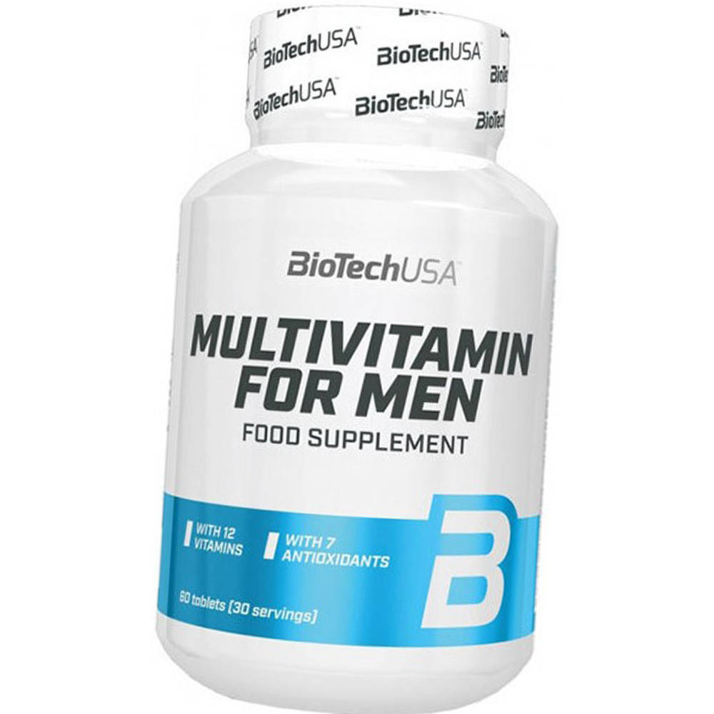 

Витамины для мужчин Biotech Multivitamin for Men 60 таб Минеральный комплекс