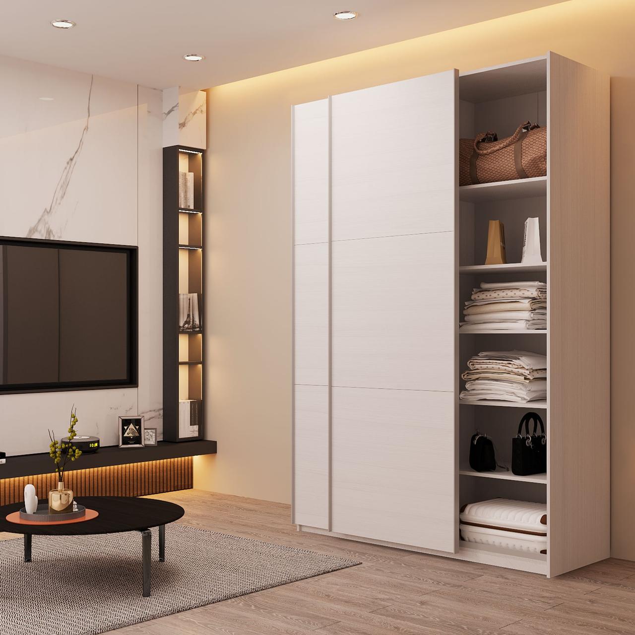 Шафа купе Doros G-Caiser Білий 2 ДСП / 3 частини 160х60х240 (42002104) 6