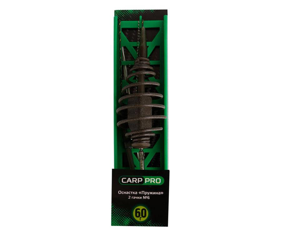 

Оснастка Carp Pro Пружина 2 крючка №6 на ледкоре 60 г