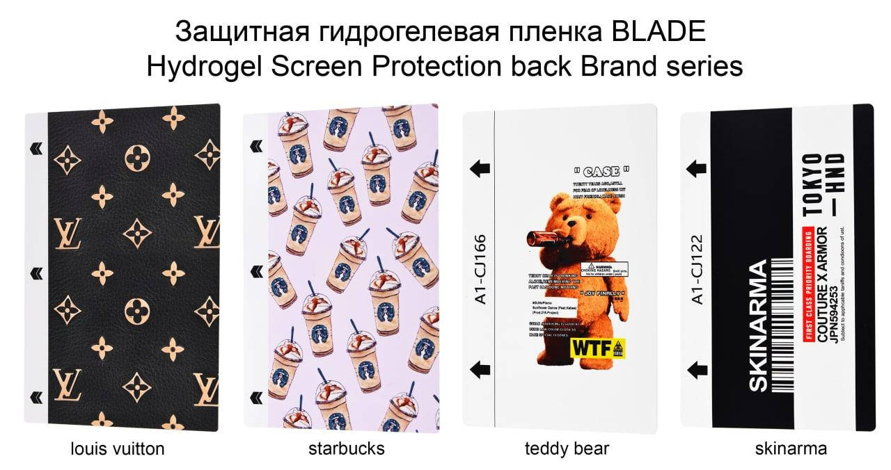 

Гидрогелевая защитная пленка на заднюю часть телефона