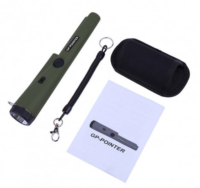 

Металлоискатель Пинпоинтер GP Pointer + батарейка крона (Зеленый), Зелёный