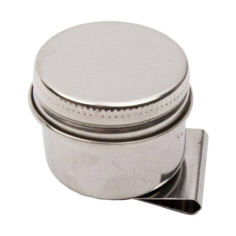 

Маслёнка одинарная металлическая с крышкой (d:4см), D.K.ART & CRAFT