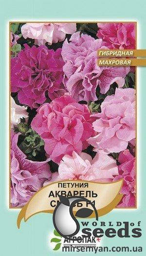 

Петуния гибридная махровая "Акварель" F1, смесь 10 семян А