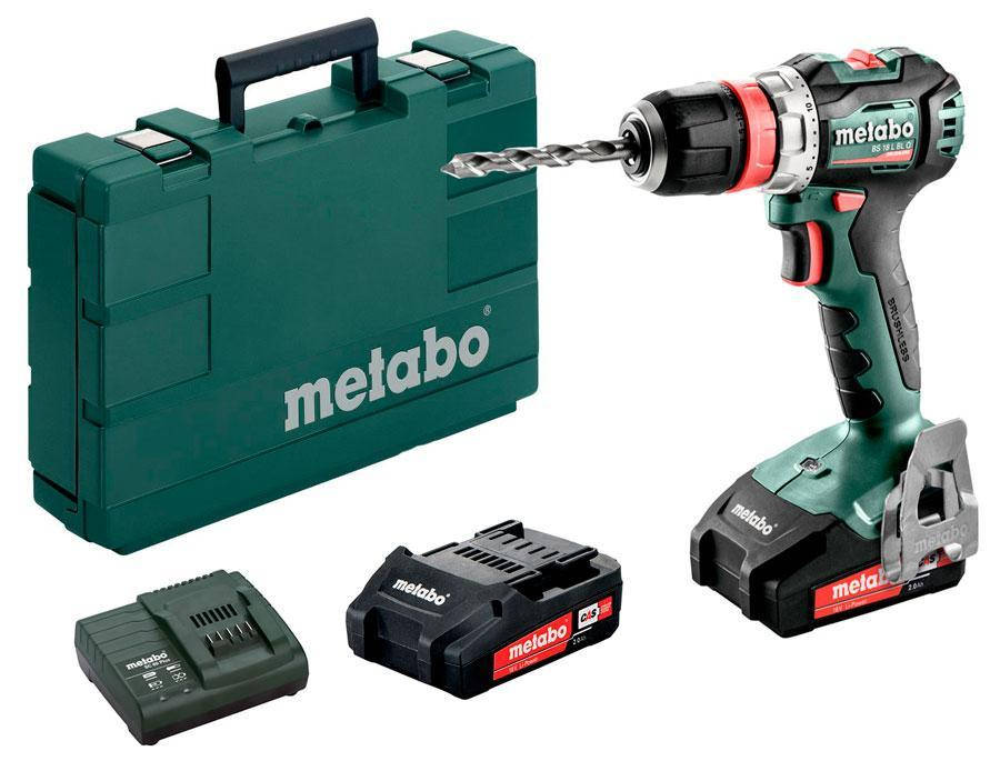 

Аккумуляторная дрель-шуруповерт Metabo BS 18 L BL Q (2х18 В, 2 А*ч) (602327500)