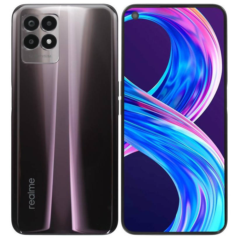 

Смартфон Realme 8i 4/64GB Dual Sim Black EU_